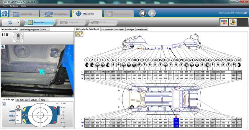 3D-Karosserievermessung mit Car-o-Liner PointX